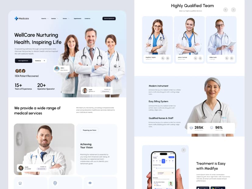 Custom web development for a Medicare doctor