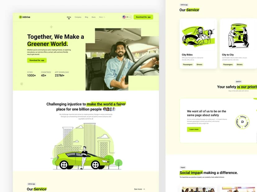 Professional website design for a consultant